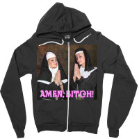 Paris Hilton And Nicole Richie Nuns Zipper Hoodie | Artistshot