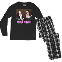 Paris Hilton And Nicole Richie Nuns Men's Long Sleeve Pajama Set | Artistshot