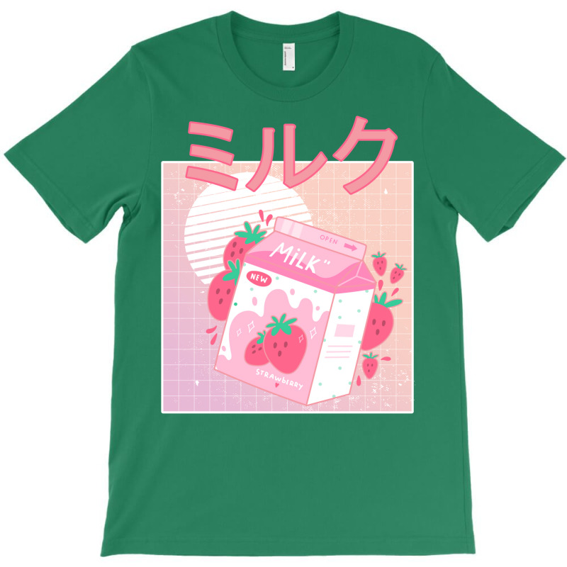 Japanese Aesthetics Kawaii Strawberry Milk Shake T-shirt | Artistshot