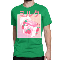 Japanese Aesthetics Kawaii Strawberry Milk Shake Classic T-shirt | Artistshot