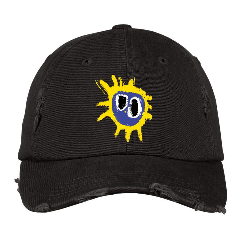 Screamadelica White Essential Vintage Cap by AnthonyNone | Artistshot