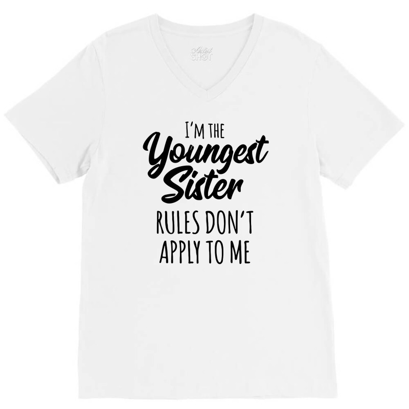 Youngest Sister V-neck Tee | Artistshot