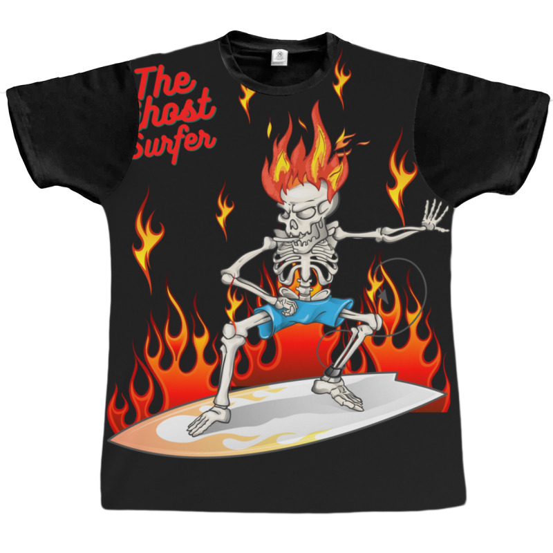 The Ghost Surfer Graphic T-shirt | Artistshot