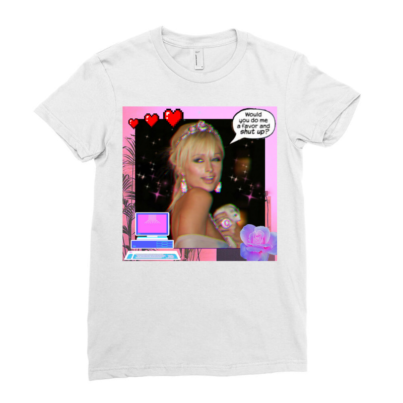 Paris Hilton Ba Ladies Fitted T-Shirt by majebiklaarw | Artistshot