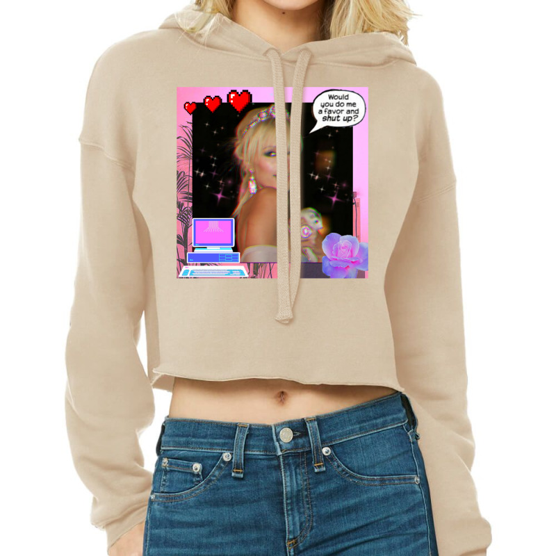 Paris Hilton Ba Cropped Hoodie by majebiklaarw | Artistshot