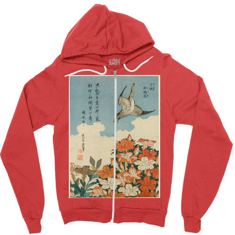 Japanese Art Hokusai Zipper Hoodie | Artistshot