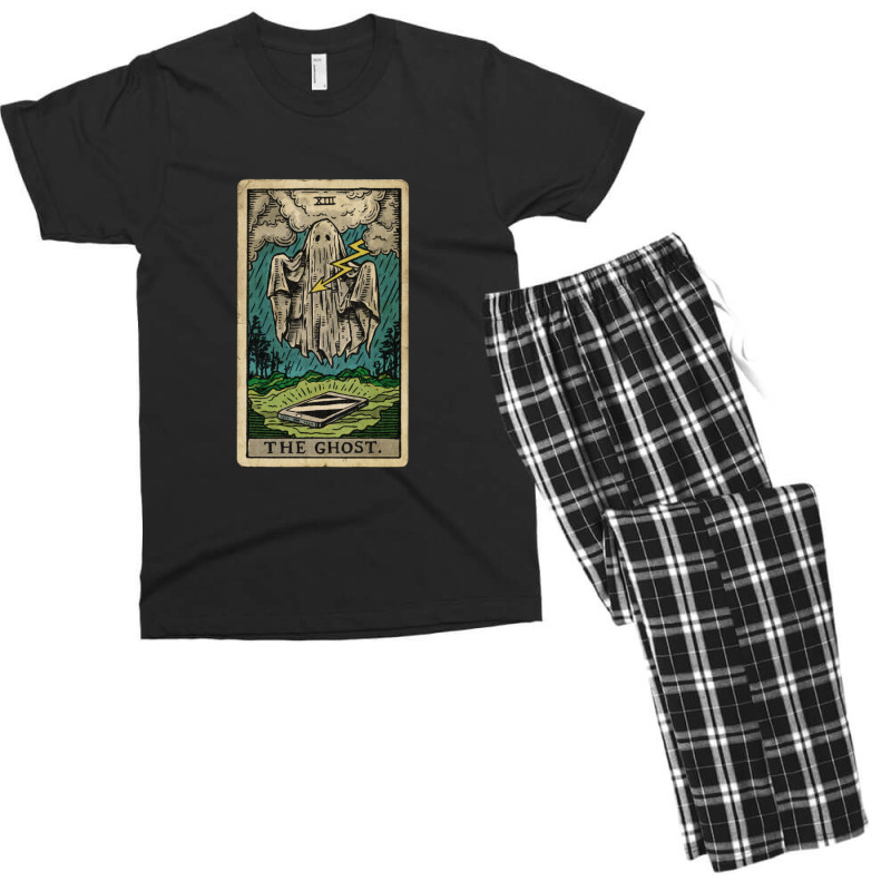 The Ghost Tarot Card Men's T-shirt Pajama Set | Artistshot