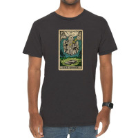 The Ghost Tarot Card Vintage T-shirt | Artistshot