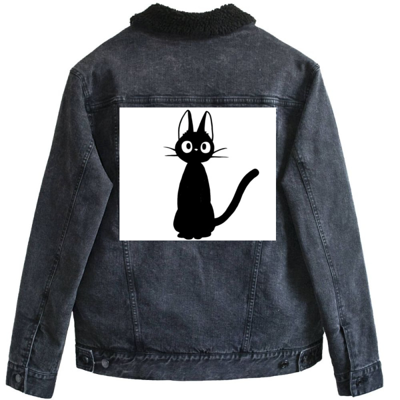 Kiki Poster Summer Unisex Sherpa-lined Denim Jacket | Artistshot