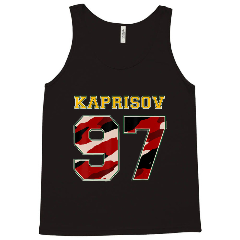 Hot Trend Kaprizov 97 Wild The Thrill Minnesota Pro Ice Hockey Tank Top | Artistshot