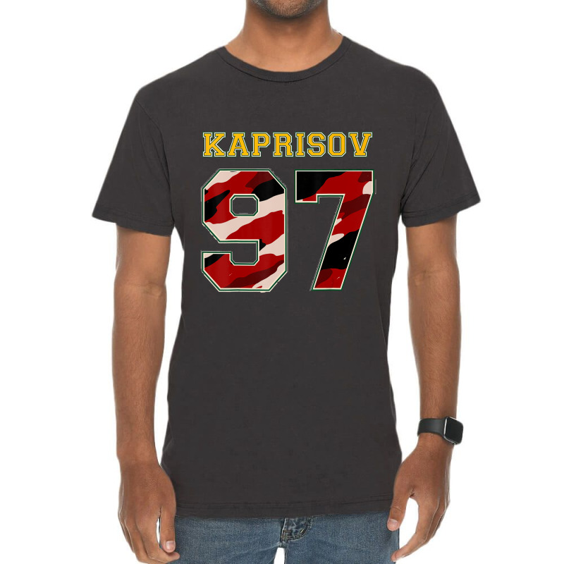 Hot Trend Kaprizov 97 Wild The Thrill Minnesota Pro Ice Hockey Vintage T-shirt | Artistshot