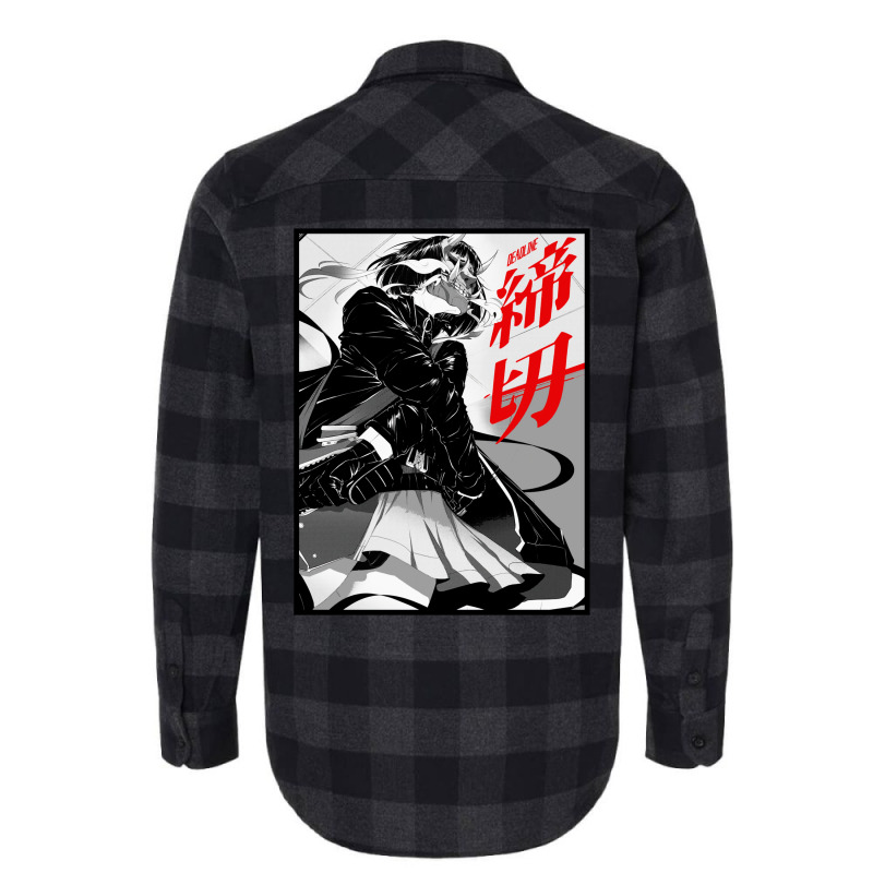 Japanese Cyberpunk Samurai Evil Mask Girl Flannel Shirt | Artistshot