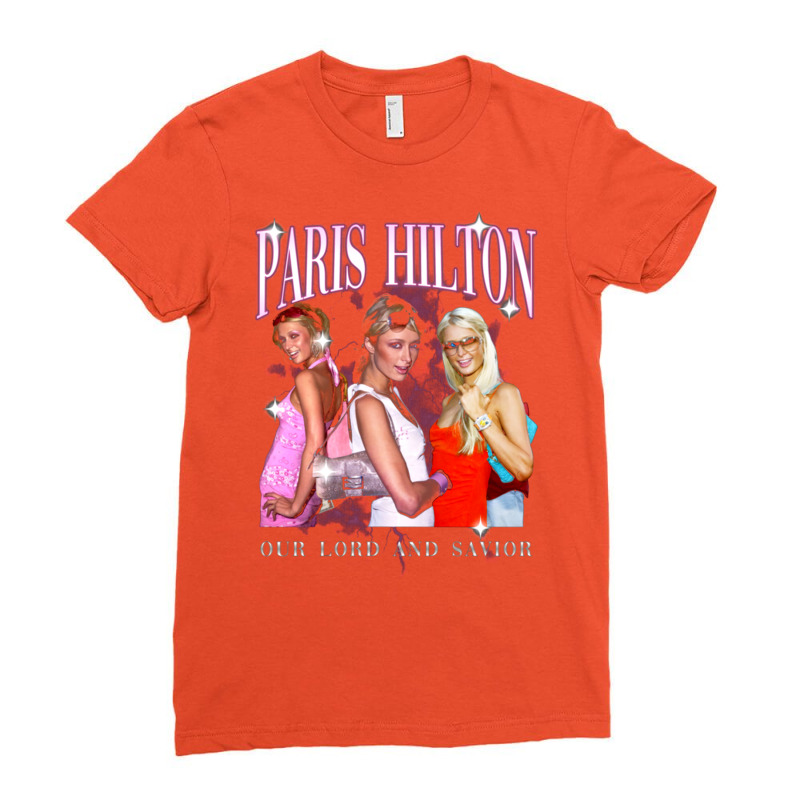 Paris Hilton 1 Ladies Fitted T-Shirt by majebiklaarw | Artistshot