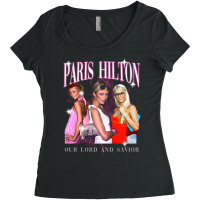 Paris Hilton 1 Women's Triblend Scoop T-shirt | Artistshot