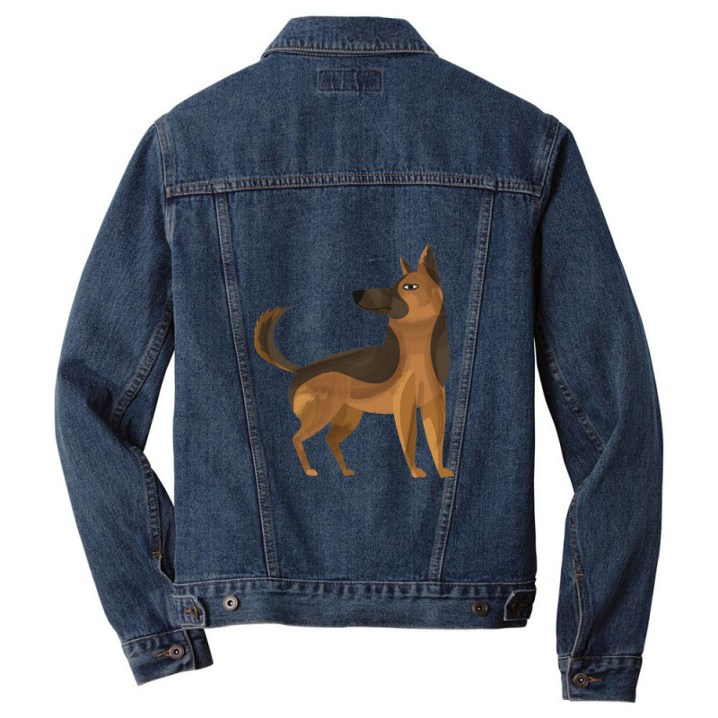 Paradise Pd Shepherd Dog Bullet Classic 1 Men Denim Jacket by StarActon | Artistshot