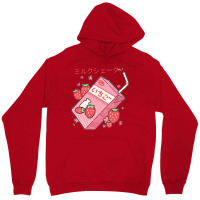 Japanese Kawaii Strawberry Milk Shake Essential Classic Unisex Hoodie | Artistshot