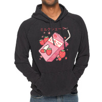 Japanese Kawaii Strawberry Milk Shake Essential Classic Vintage Hoodie | Artistshot