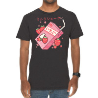 Japanese Kawaii Strawberry Milk Shake Essential Classic Vintage T-shirt | Artistshot