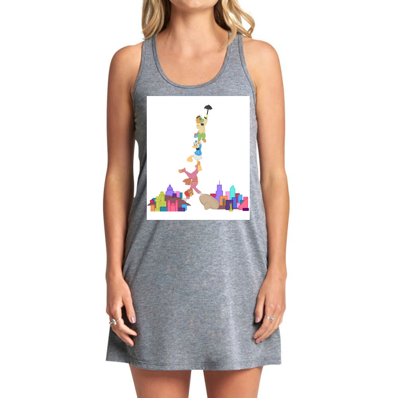 Three Caballeros Skylines Classic Poster Tumblr Tank Dress by malishostenr | Artistshot