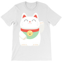 Japanese Maneki Neko Lucky Cat T-shirt | Artistshot