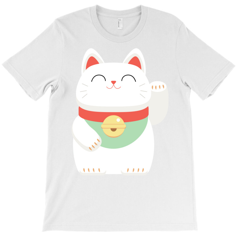 Japanese Maneki Neko Lucky Cat T-shirt | Artistshot