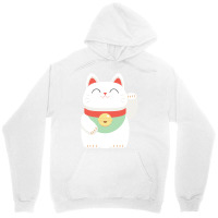 Japanese Maneki Neko Lucky Cat Unisex Hoodie | Artistshot