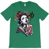 Japanese Geisha Girl Vaporwave Cyberpunk Popart Urban Style 1 T-shirt | Artistshot