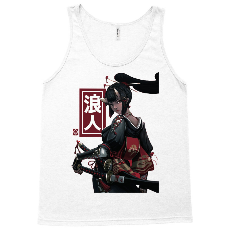 Japanese Ninja Geisha Samurai Girl Tank Top | Artistshot