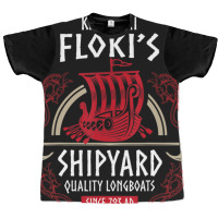 Trending Kattegat Floki's Shipyard Vikings & Norse Mythology Graphic T-shirt | Artistshot