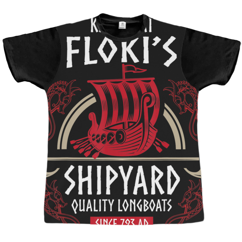 Trending Kattegat Floki's Shipyard Vikings & Norse Mythology Graphic T-shirt | Artistshot