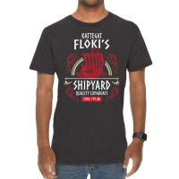 Trending Kattegat Floki's Shipyard Vikings & Norse Mythology Vintage T-shirt | Artistshot