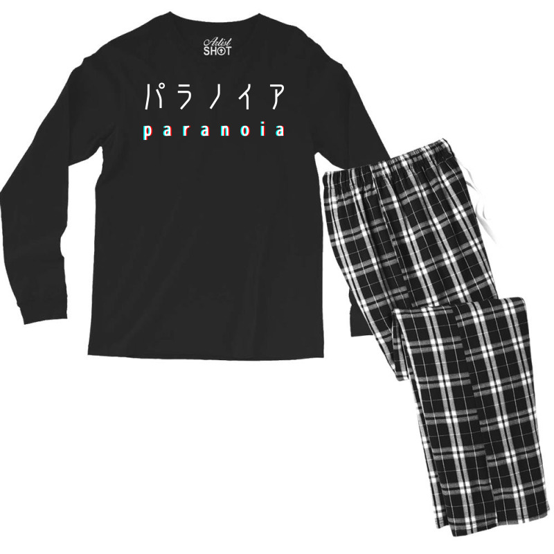 Japanese Paranoia Men's Long Sleeve Pajama Set | Artistshot