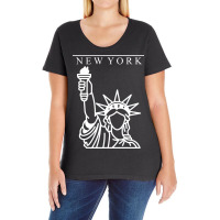 Liberty New York City Ladies Curvy T-shirt | Artistshot