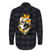 Japanese Samurai Geisha Mask Colorful Modern Urban Style Flannel Shirt | Artistshot