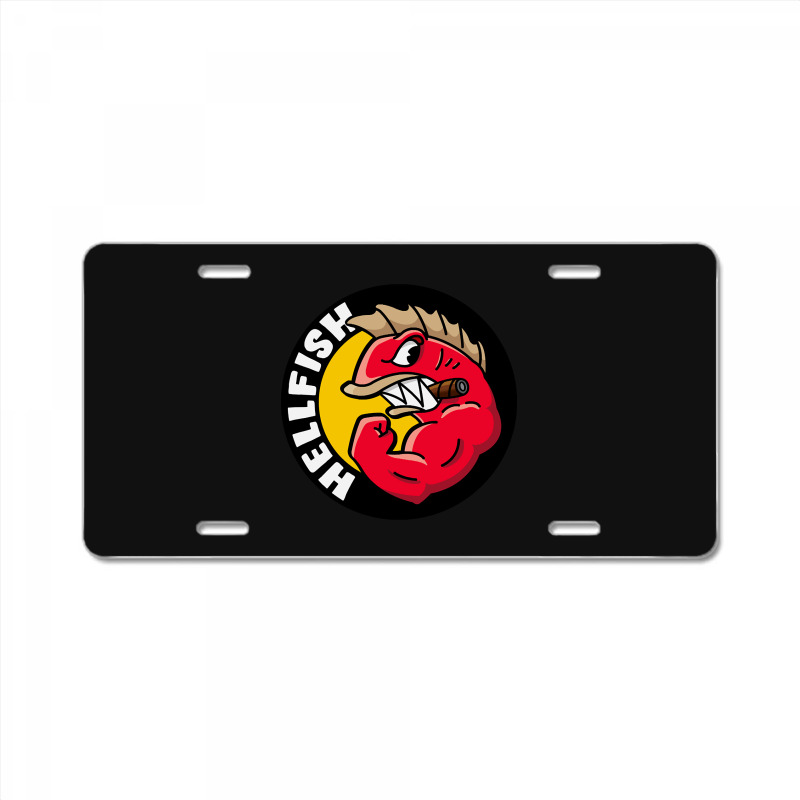 Trending Hellfish - Pocket License Plate | Artistshot