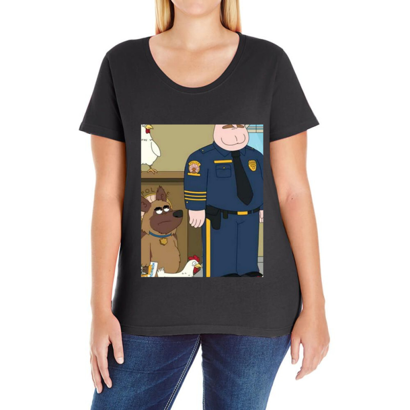 Paradise Pd Who Needs Criminals 12 Ladies Curvy T-Shirt by StarActon | Artistshot