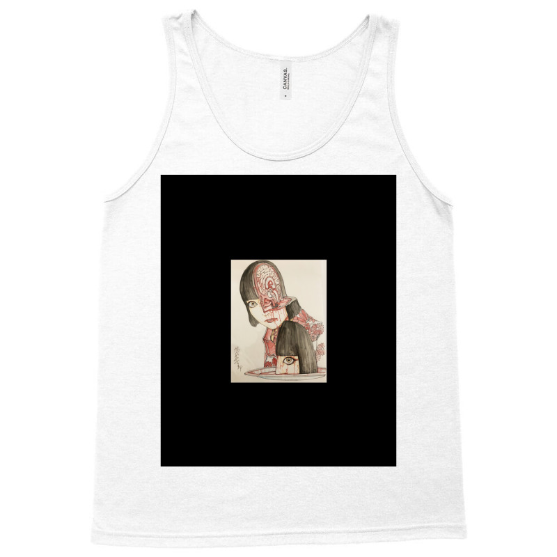 Japanese Student Head Cut Cake   Shintaro Kago   Japanese Horror Aesth Tank Top | Artistshot