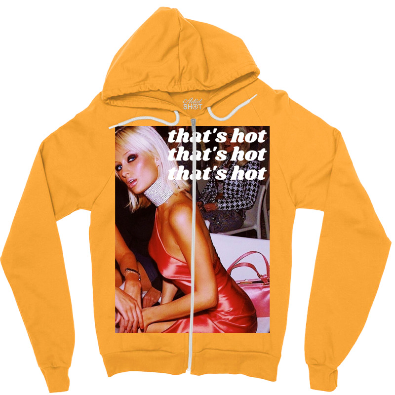 Paris Hilton 8 Zipper Hoodie by majebiklaarw | Artistshot