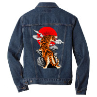 Japanese Tiger Men Denim Jacket | Artistshot