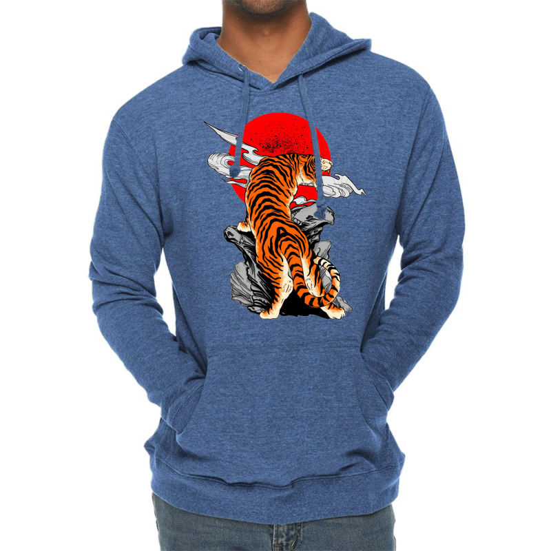 Japanese Tiger Lightweight Hoodie | Artistshot