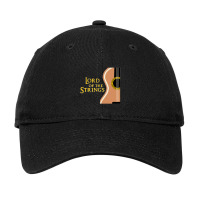 Lord Of The Strings Funny Guitar Design Adjustable Cap | Artistshot