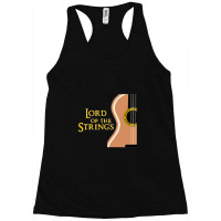 Lord Of The Strings Funny Guitar Design Racerback Tank | Artistshot