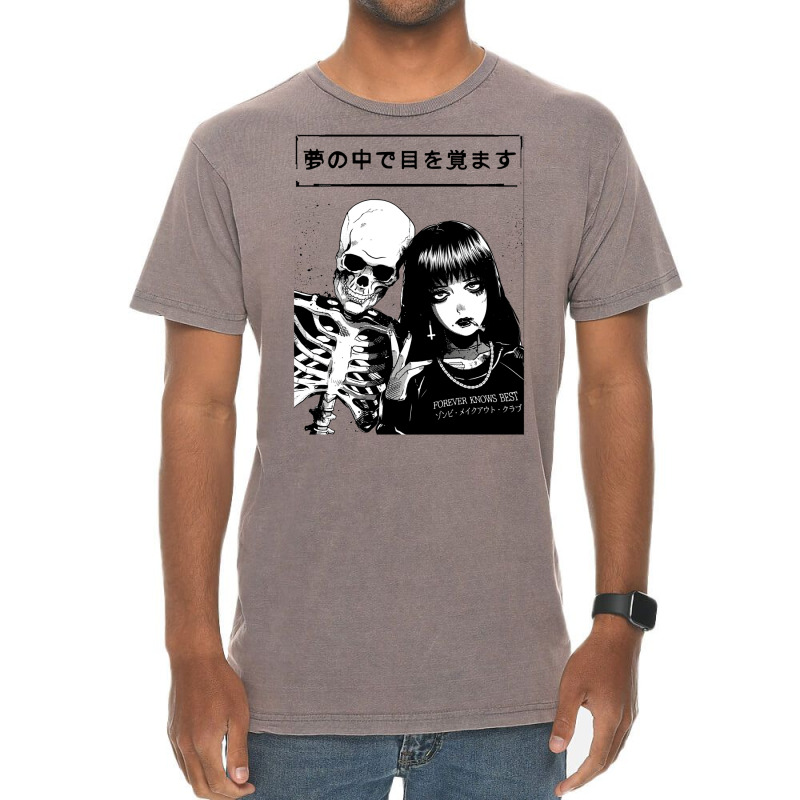 Japanese Vaporwave Spooky Love Vintage T-shirt | Artistshot