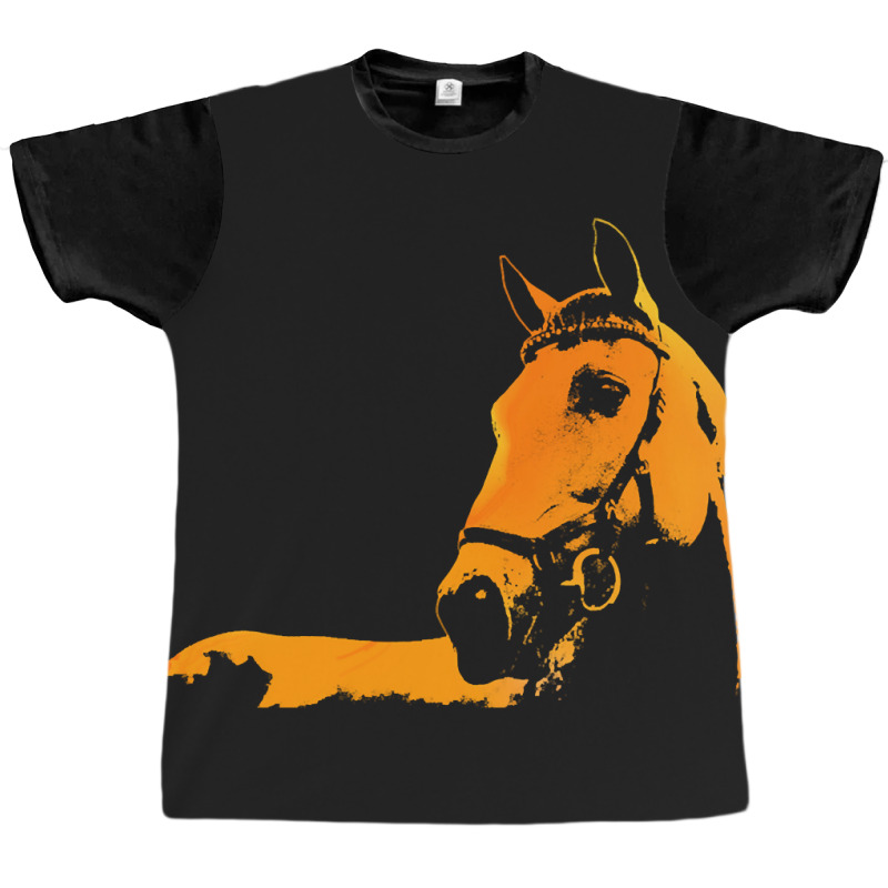 Trending Horse Silhouette Horse Illustration Colorful Graphic T-shirt | Artistshot