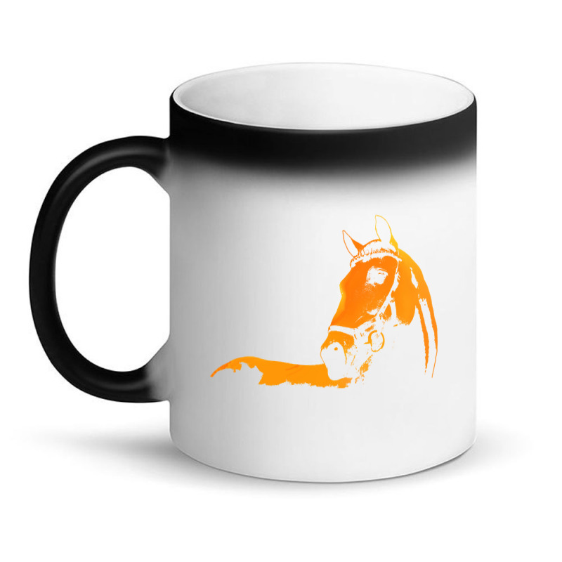 Trending Horse Silhouette Horse Illustration Colorful Magic Mug | Artistshot