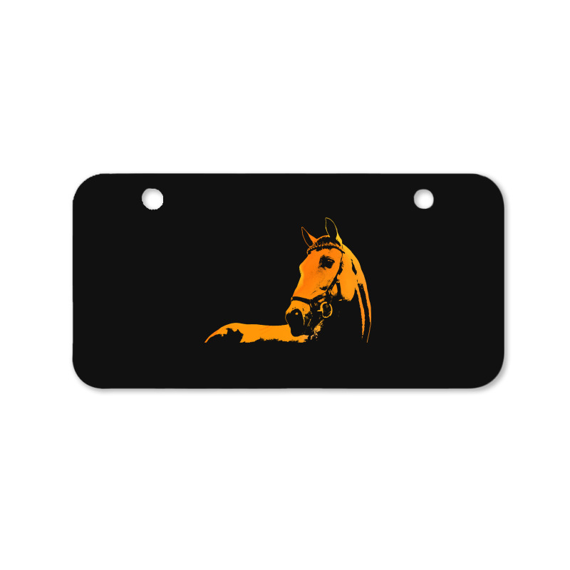 Trending Horse Silhouette Horse Illustration Colorful Bicycle License Plate | Artistshot