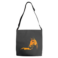 Trending Horse Silhouette Horse Illustration Colorful Adjustable Strap Totes | Artistshot