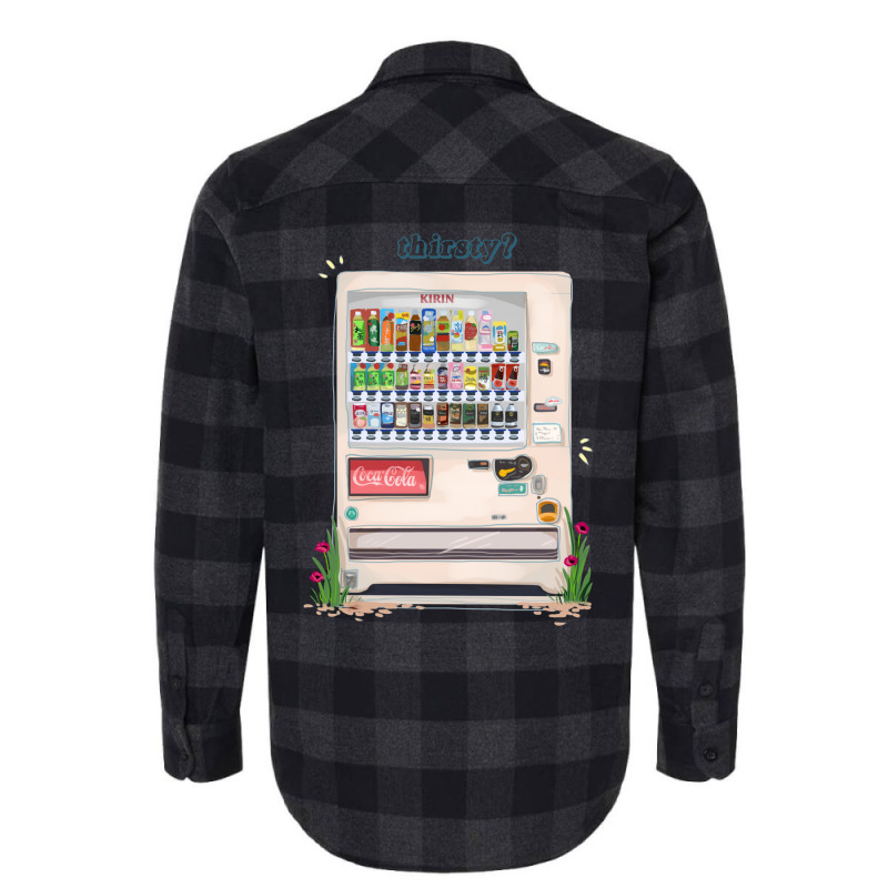 Japanese Vending Machine   Thirsty Flannel Shirt | Artistshot