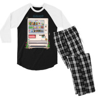 Japanese Vending Machine   Thirsty Men's 3/4 Sleeve Pajama Set | Artistshot