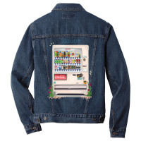 Japanese Vending Machine   Thirsty Men Denim Jacket | Artistshot